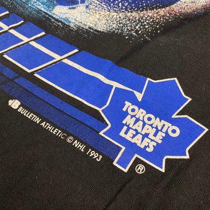 1993 Toronto Maple Leafs Bulletin T-shirt Sz XL (X536)