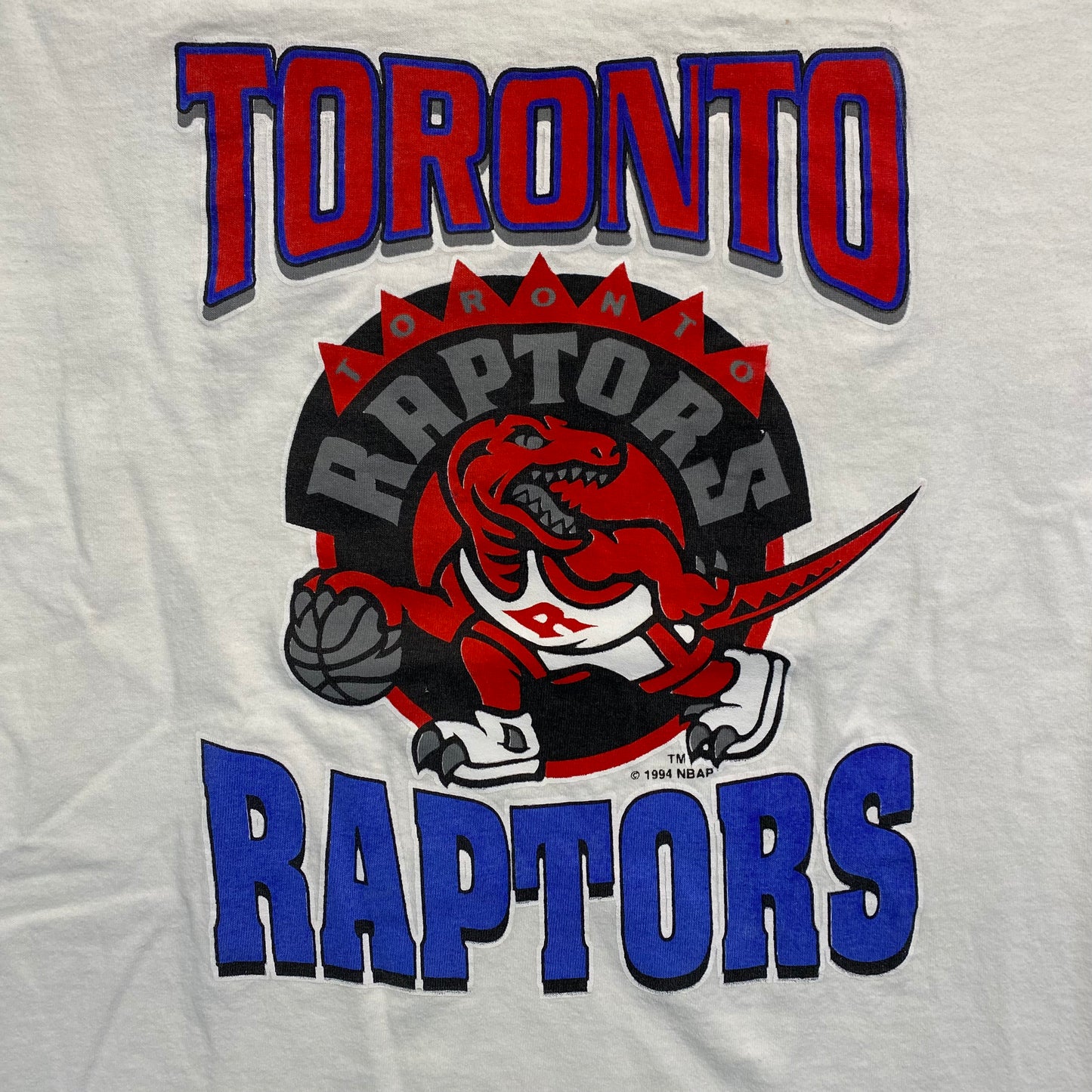 1994 Toronto Raptors T-shirt Sz L (A3101)