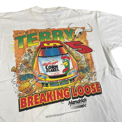 1998 Texas Terry Labonte NASCAR T-shirt Sz L (A009)