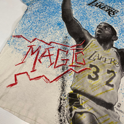 90’s Magic Johnson AOP Magic Johnson T’s T-shirt Sz XL