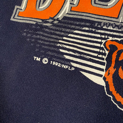 1992 Chicago Bears Logo 7 Crewneck Sz L (H166)