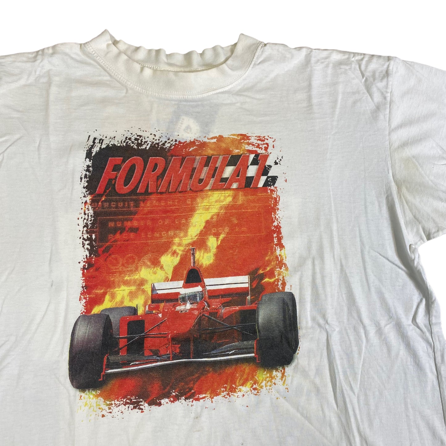 1998 Formula 1 Grand Prix Schedule T-shirt Sz XL (A1458)