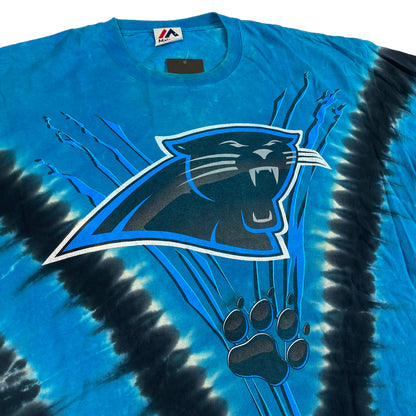 2000’s Carolina Panthers Tie Dye T-shirt Sz XL (T067)