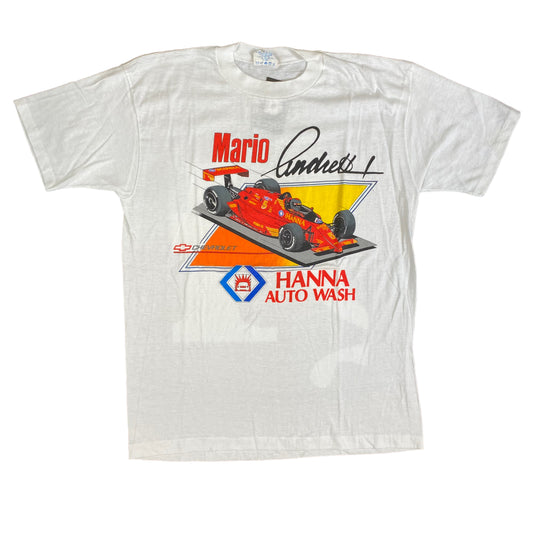 90’s Mario Andretti Racing T-shirt Sz XL (A1366)