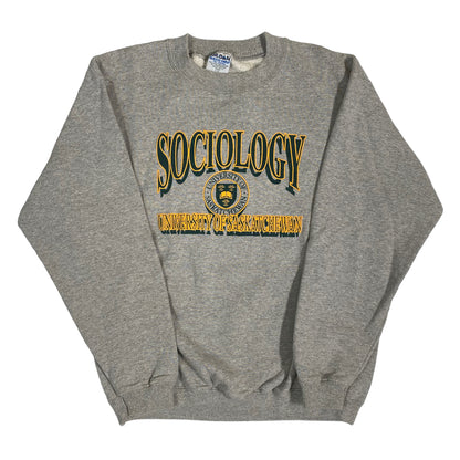 90’s University of Saskatchewan Sociology Crewneck Sz L (A309)