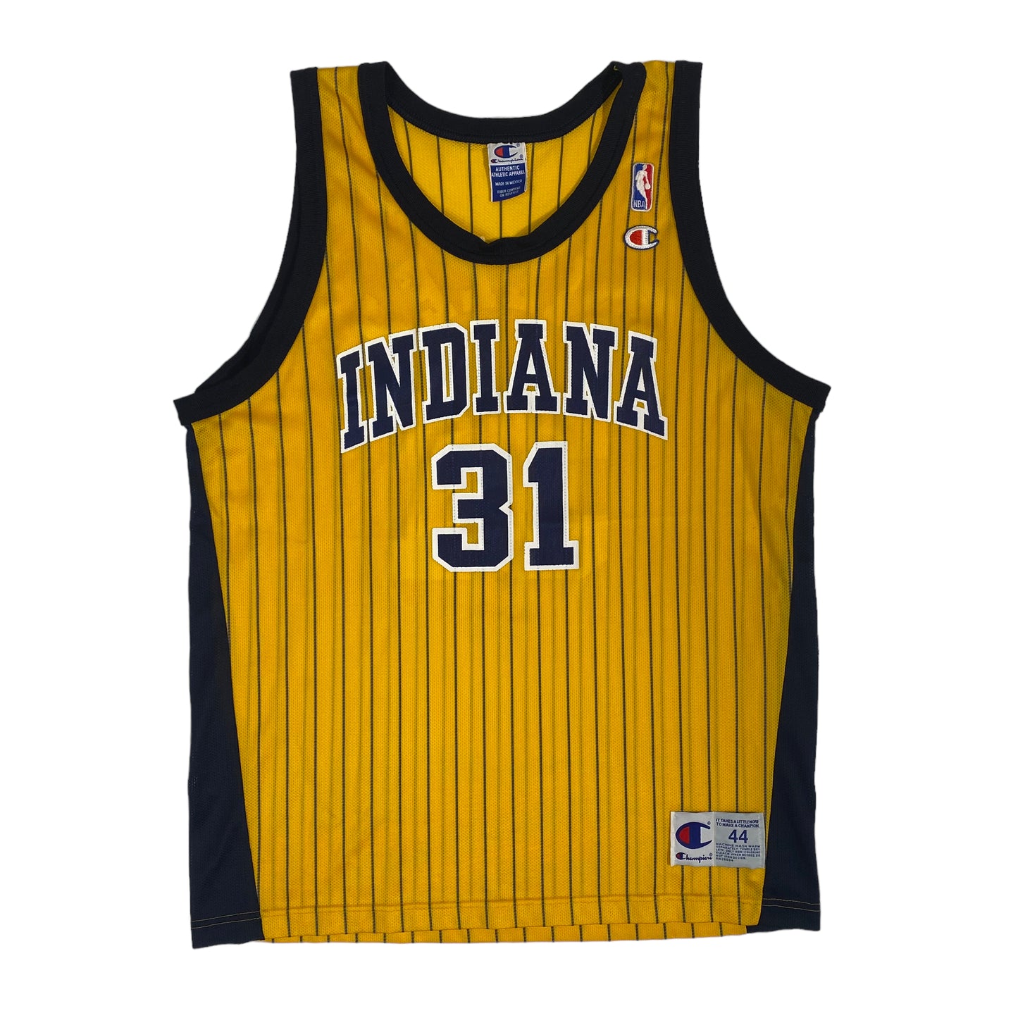 90’s Reggie Miller Indiana Pacers Champion Jersey Sz 44 (A1764)