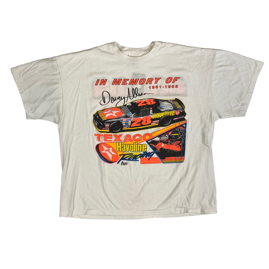 1993 Davey Allison Memorial NASCAR T-shirt Sz 2XL (A473)