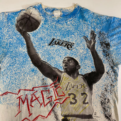 90’s Magic Johnson AOP Magic Johnson T’s T-shirt Sz XL