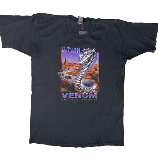 1994 Harley Davidson V-Twin Snake T-Shirt Sz XL (A1980)