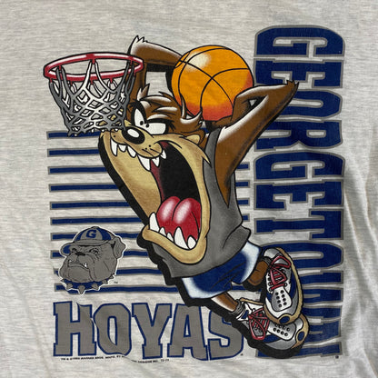 1994 Taz Georgetown Hoyas Basketball T-shirt Sz XL (A1385)