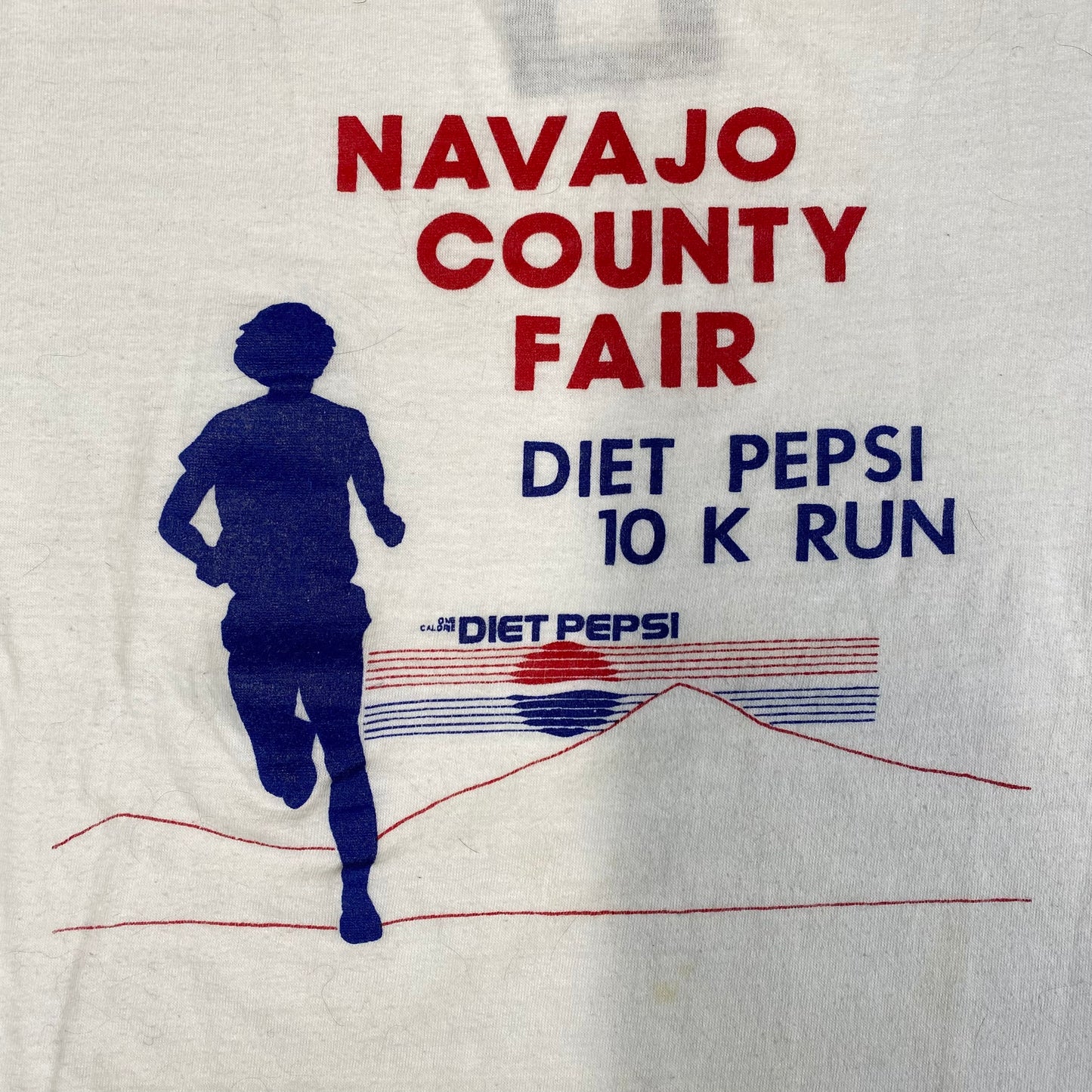 80’s Diet Pepsi ‘Navajo County Fair’ 10k Run T-shirt Sz L