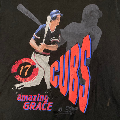 1990 Chicago Cubs Mark Grace T-shirt Sz L