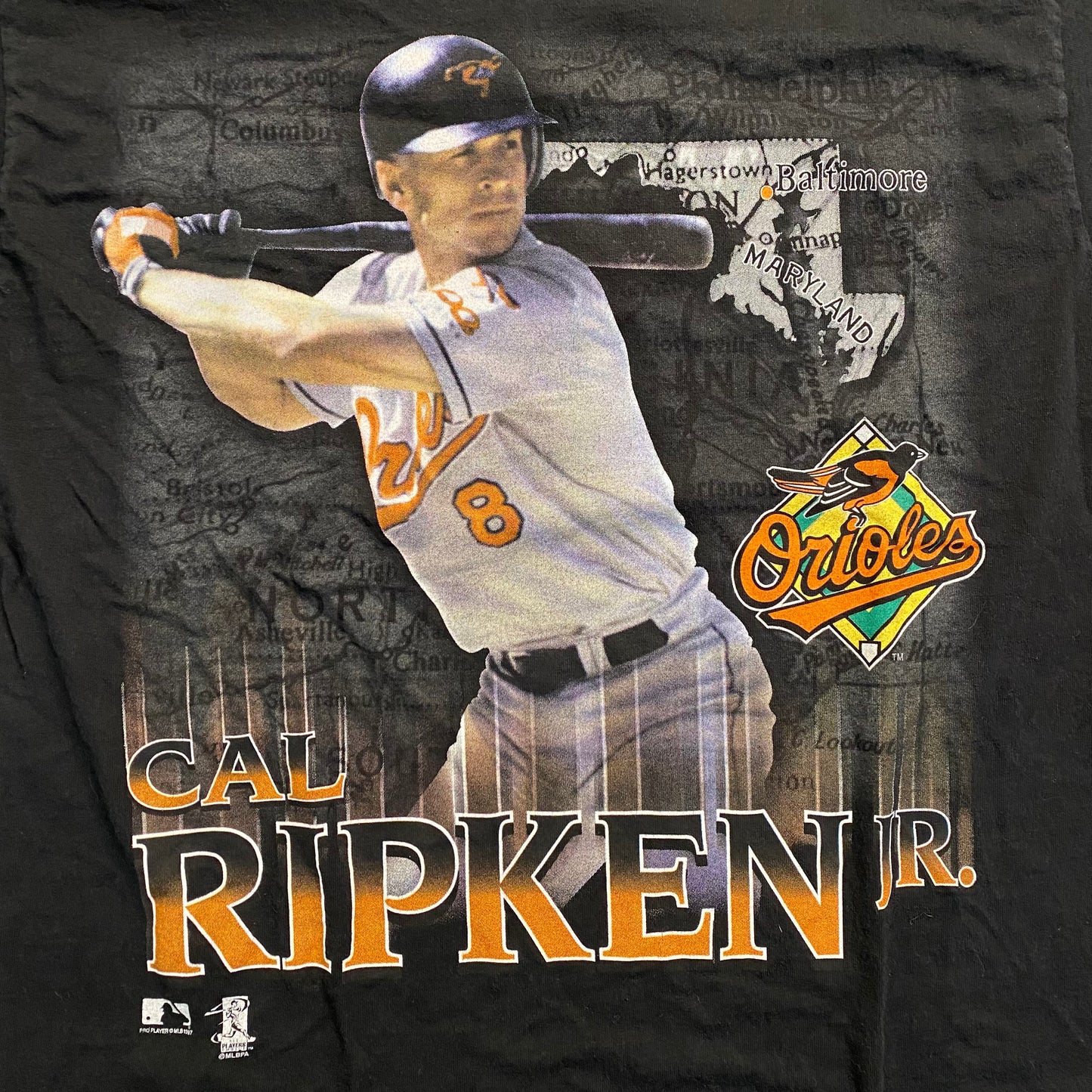 90’s Cal Ripken Orioles T-shirt Sz XL (A3074)