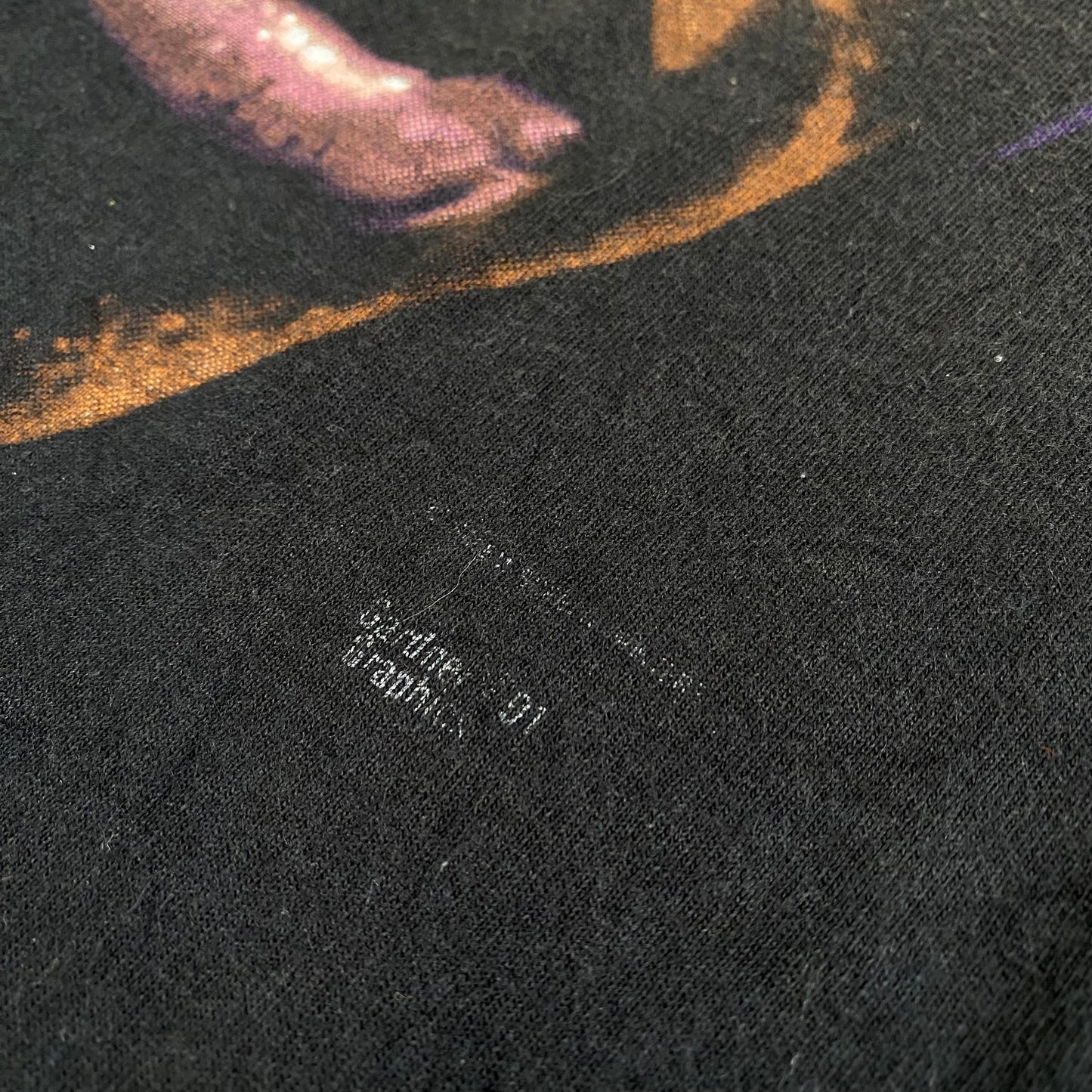 1991 Magic Johnson Face T-shirt Sz XL (A706)