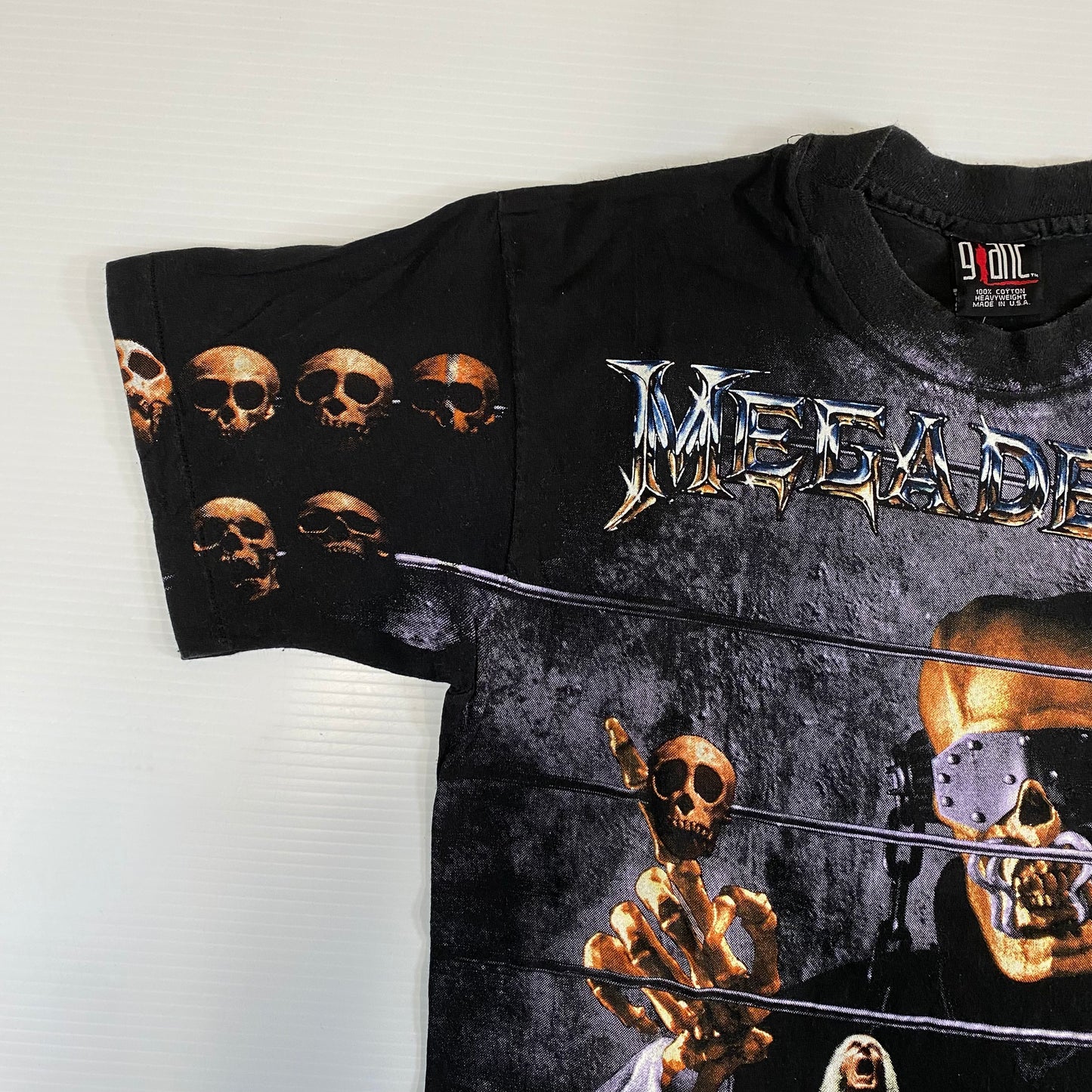 1992 Megadeth Abacus T-shirt Sz L (H115)