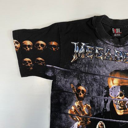 1992 Megadeth Abacus T-shirt Sz L (H115)