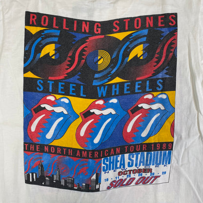 1989 Rolling Stones Steel Wheels Tour T-shirt Sz L (A1661)