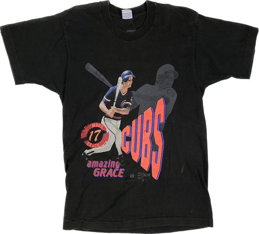 1990 Chicago Cubs Mark Grace T-shirt Sz L