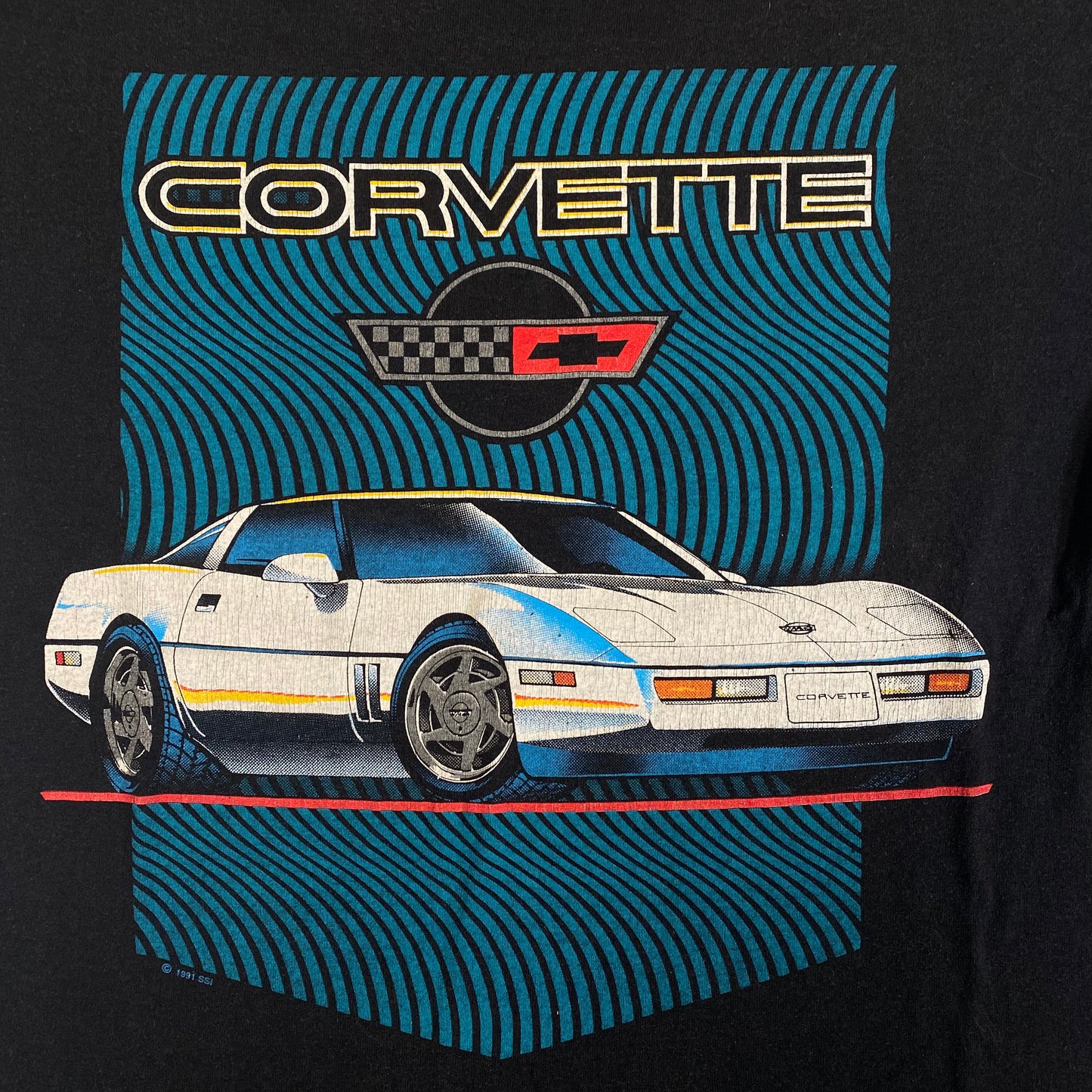 1991 Chevy Corvette T-shirt Sz M (A561)