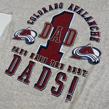 90’s Colorado Avalanche #1 Dad T-shirt Sz L (A1492)