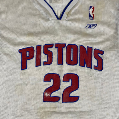 2000’s Tayshaun Prince Detroit Pistons Reebok Jersey Sz L (A1758)